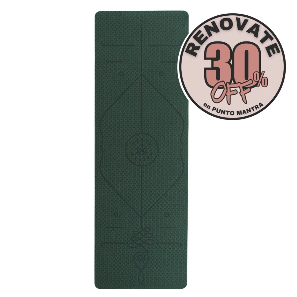 Unalome verde oscuro