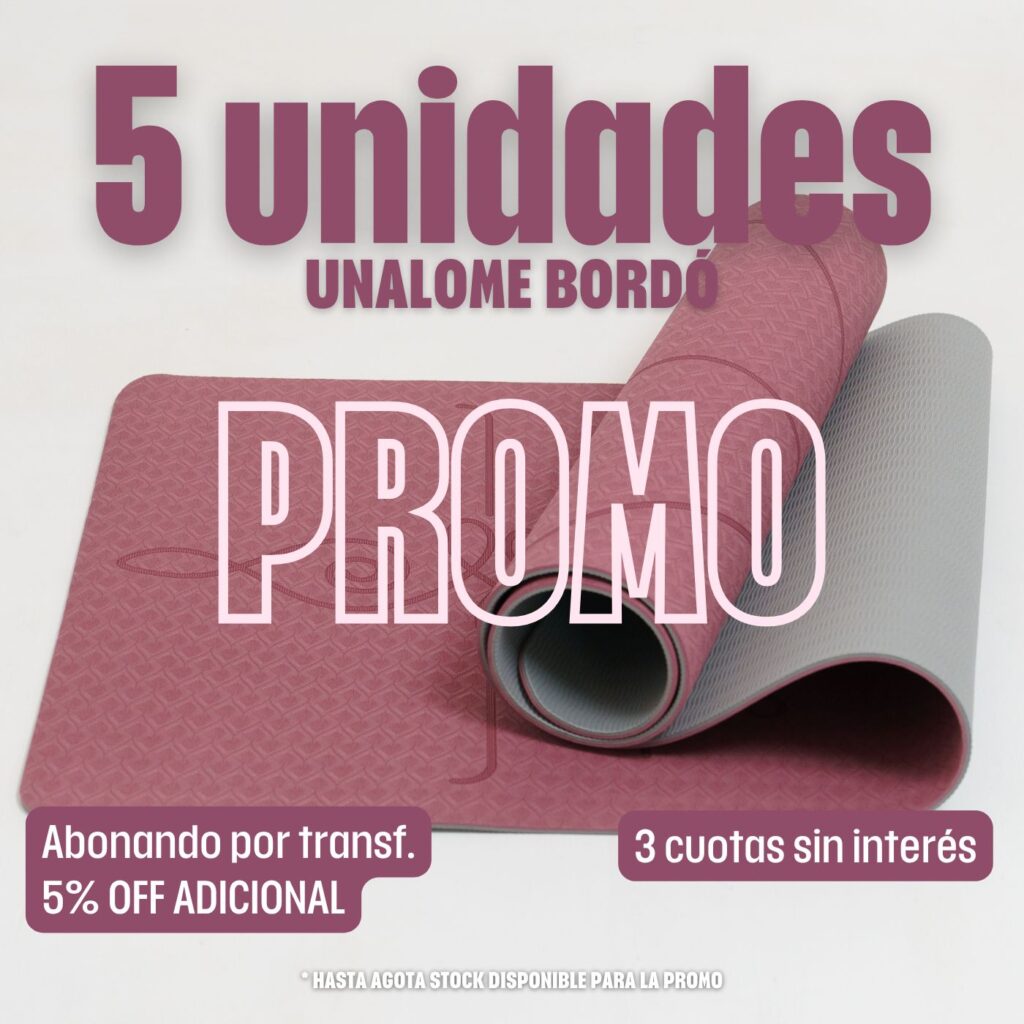 Promo 5 unidades (Bordó)