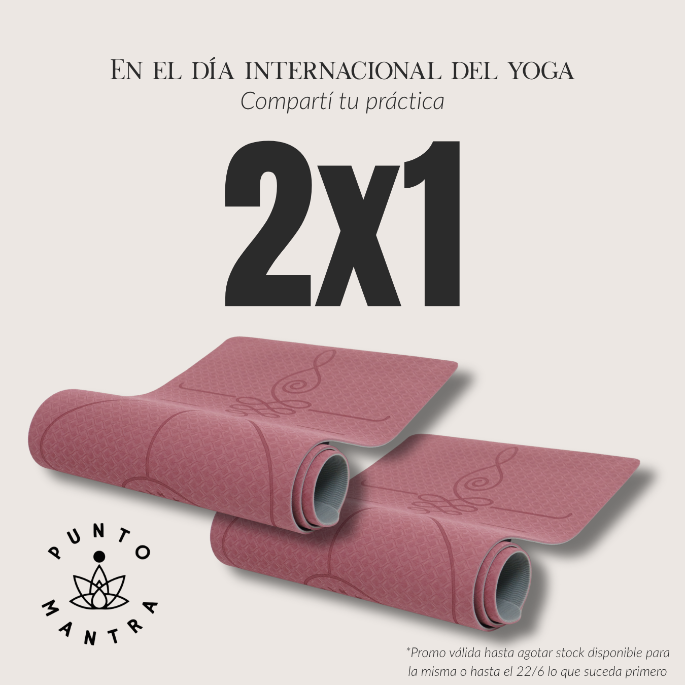 Promo 2x1 Bordó