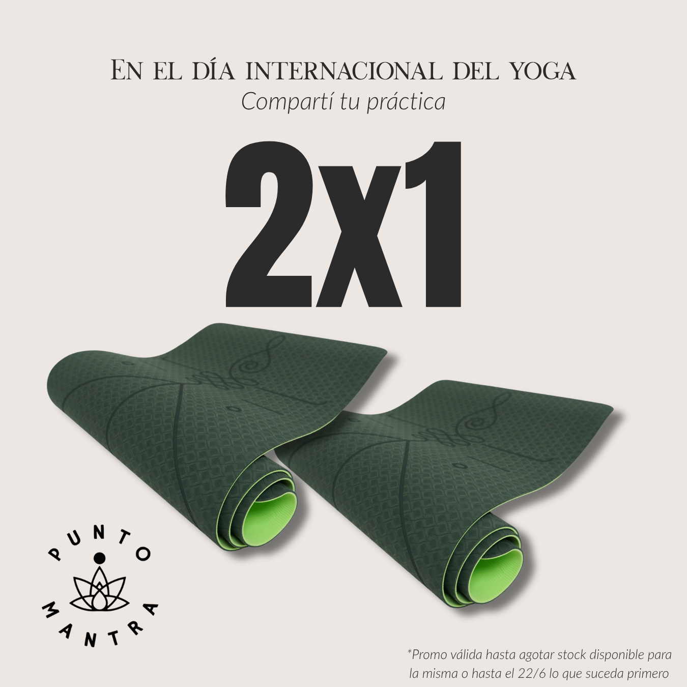 Promo 2x1 Verde oscuro