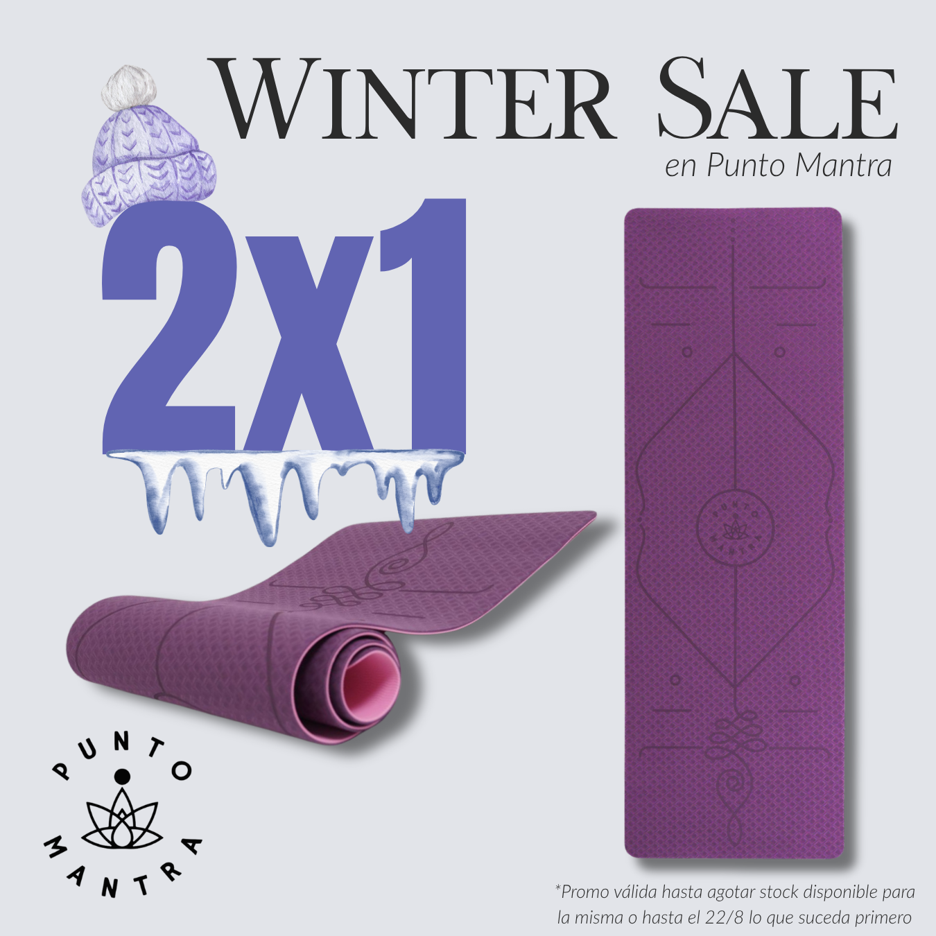 Winter Sale 2x1 Violeta Oscuro